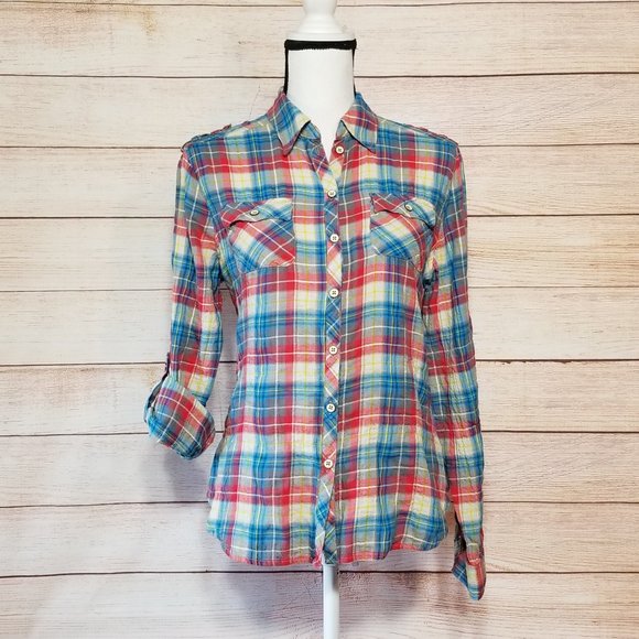 Postmark Fairweather plaid button up (24-073) - Picture 1 of 6